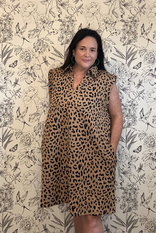 The Lucy Leopard Dress - Best & Co. Boutique