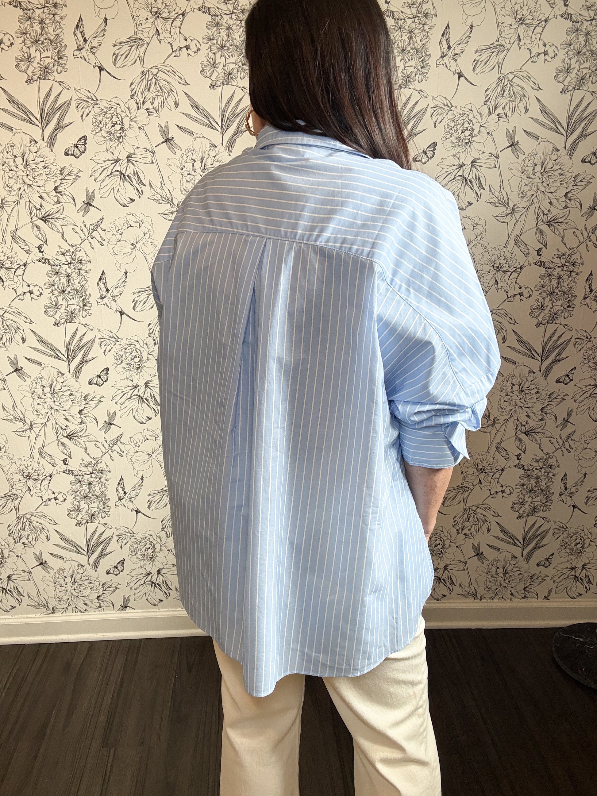Uptown Stripes Blouse - Best & Co. Boutique