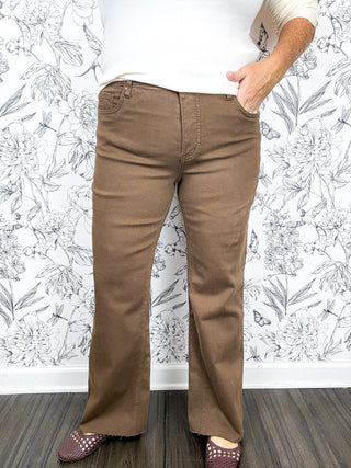 Kelsey Ankle Flare | Pecan