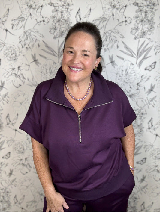Geaux Mode Half Zip Curvy - Best & Co. Boutique
