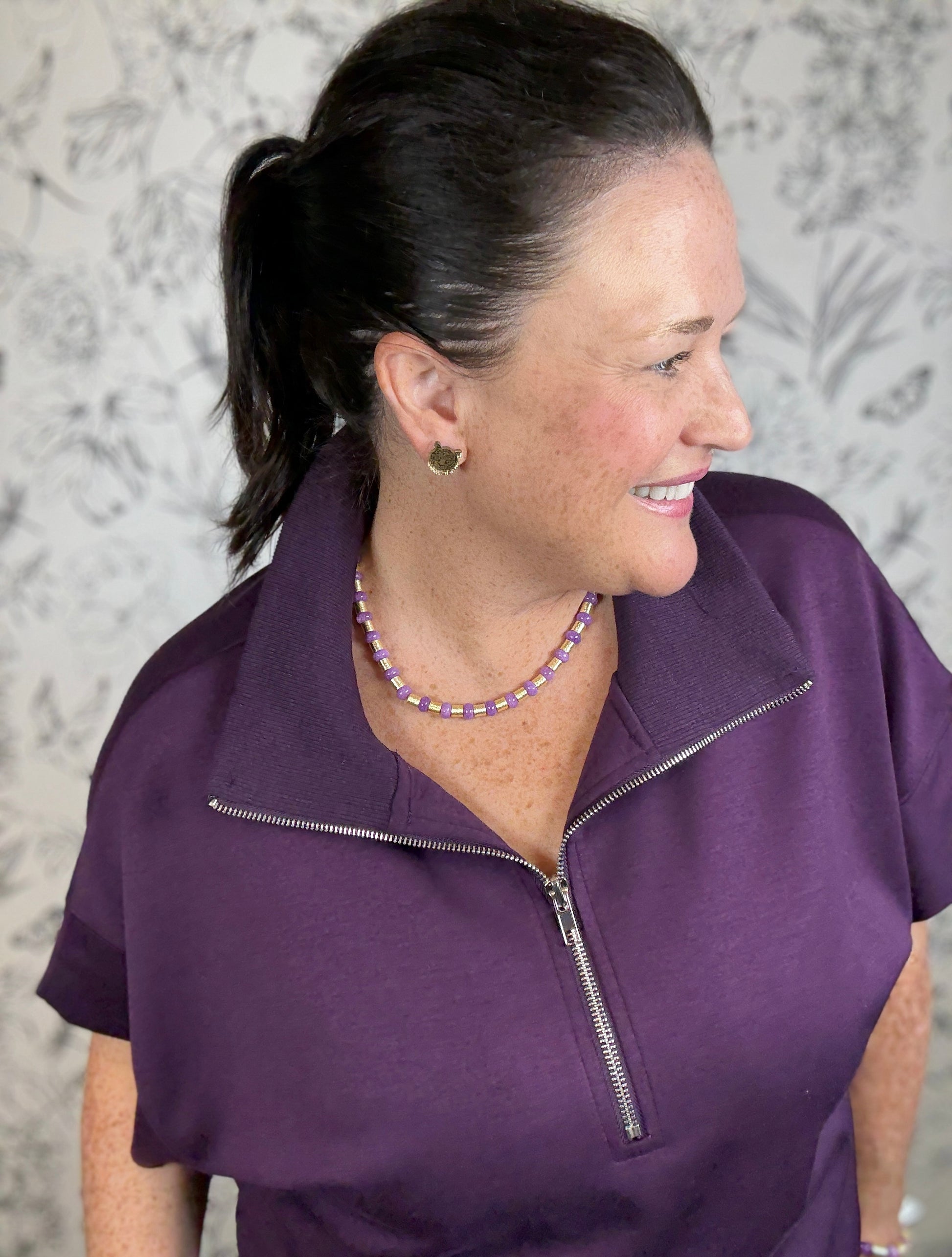 Geaux Mode Half Zip Curvy - Best & Co. Boutique