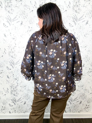 Bramblewood Floral Tie Blouse