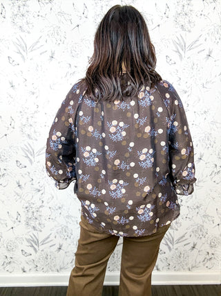 Bramblewood Floral Tie Blouse