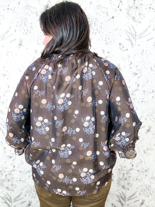 Bramblewood Floral Tie Blouse