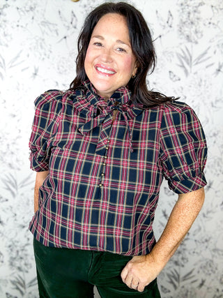 Proper Plaid Blouse | Tartan