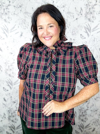 Proper Plaid Blouse | Tartan