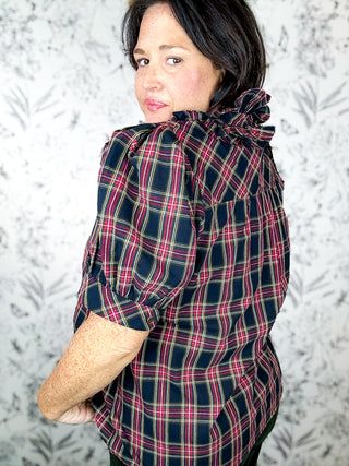 Proper Plaid Blouse | Tartan