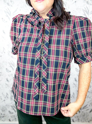 Proper Plaid Blouse | Tartan