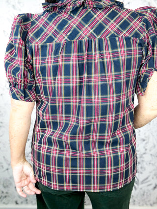 Proper Plaid Blouse | Tartan