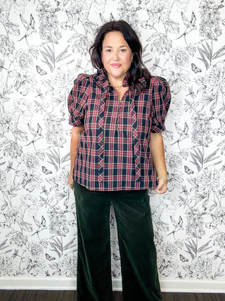 Proper Plaid Blouse | Tartan
