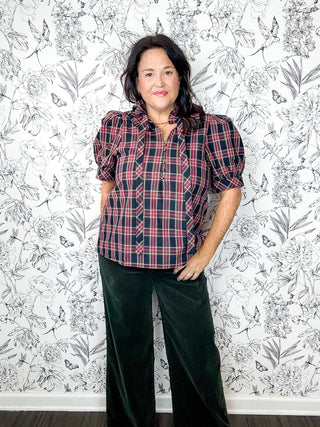 Proper Plaid Blouse | Tartan
