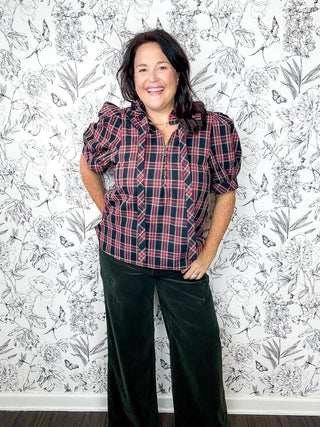 Proper Plaid Blouse | Tartan