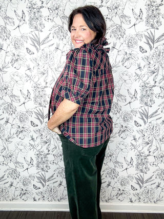 Proper Plaid Blouse | Tartan