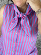 Harbor Stripe Bow Blouse