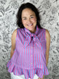Harbor Stripe Bow Blouse