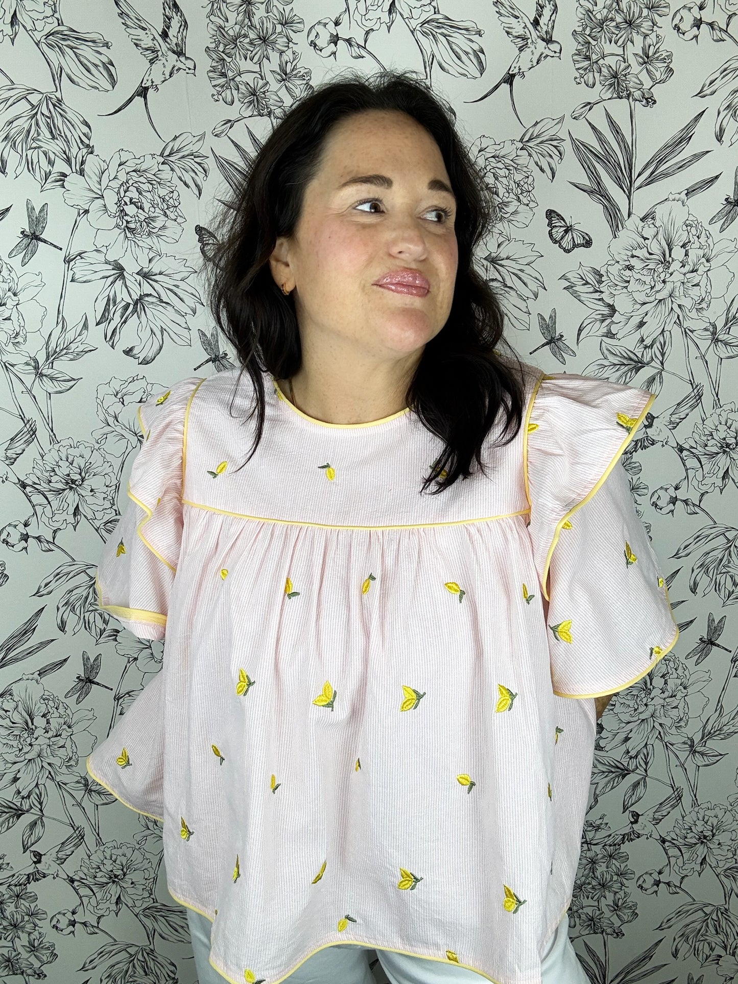 Pink Lemonade Babydoll Blouse