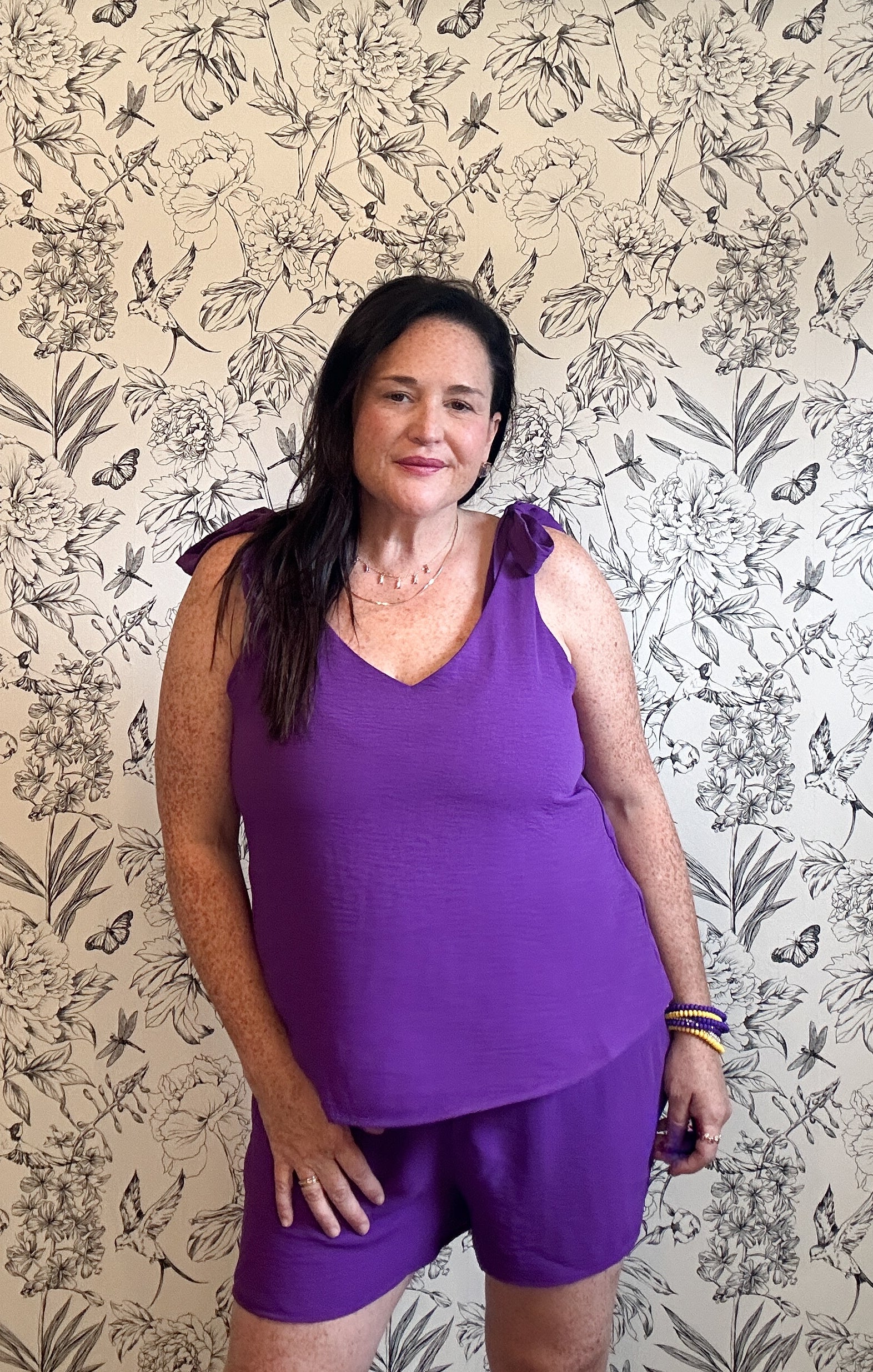 The Mikelynn Purple Game Day Set - Best & Co. Boutique