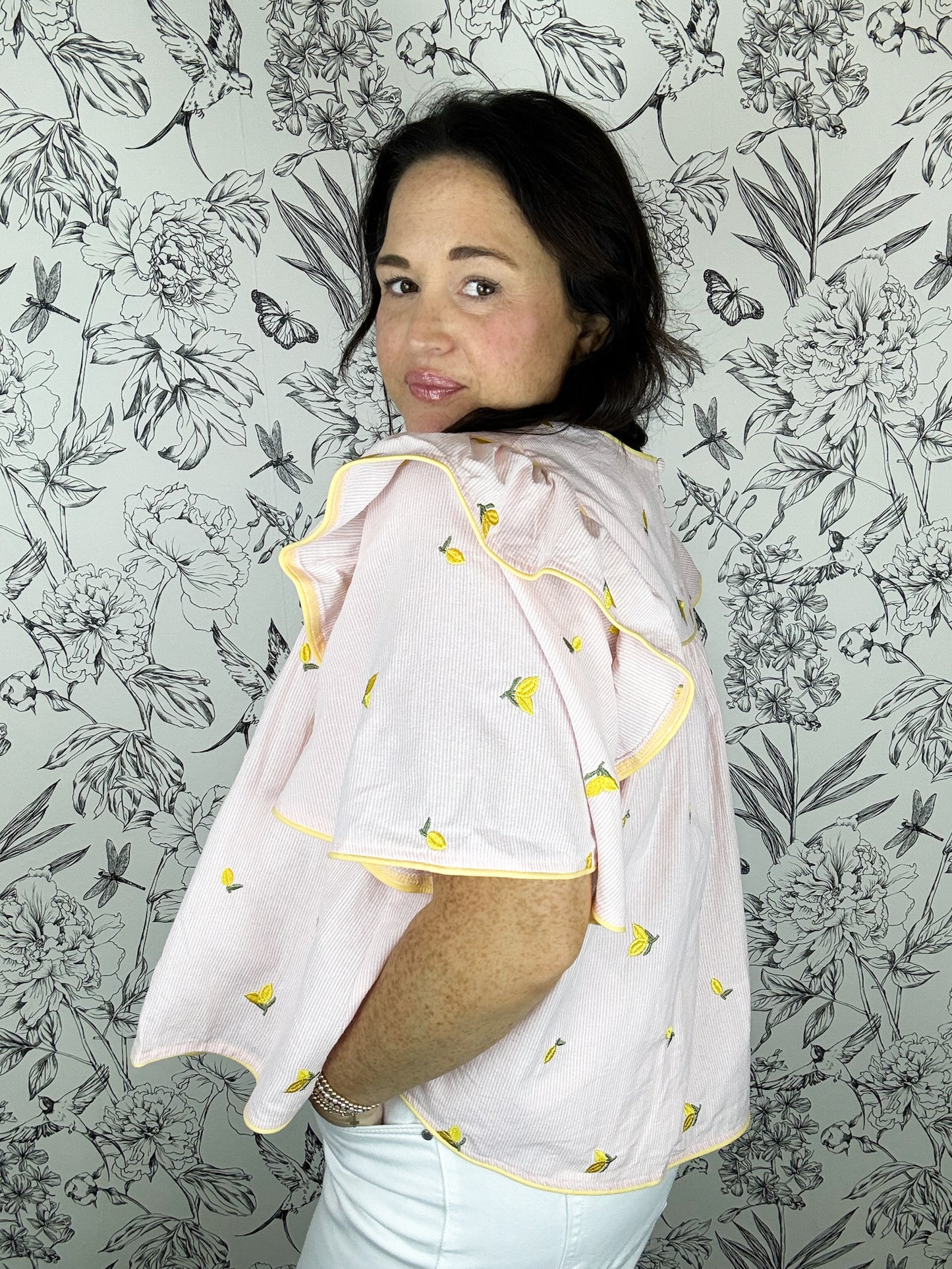 Pink Lemonade Babydoll Blouse