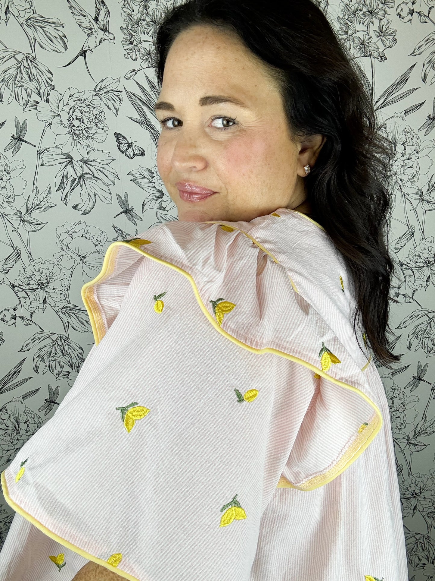 Pink Lemonade Babydoll Blouse