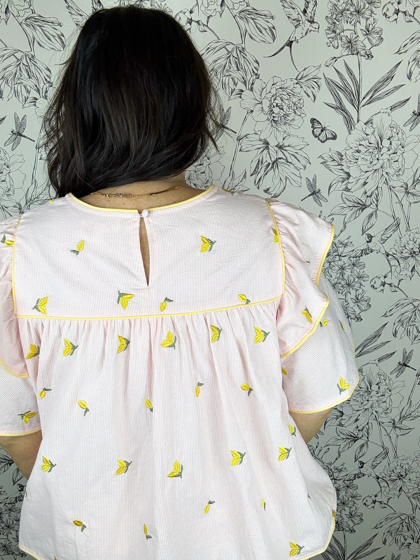 Pink Lemonade Babydoll Blouse