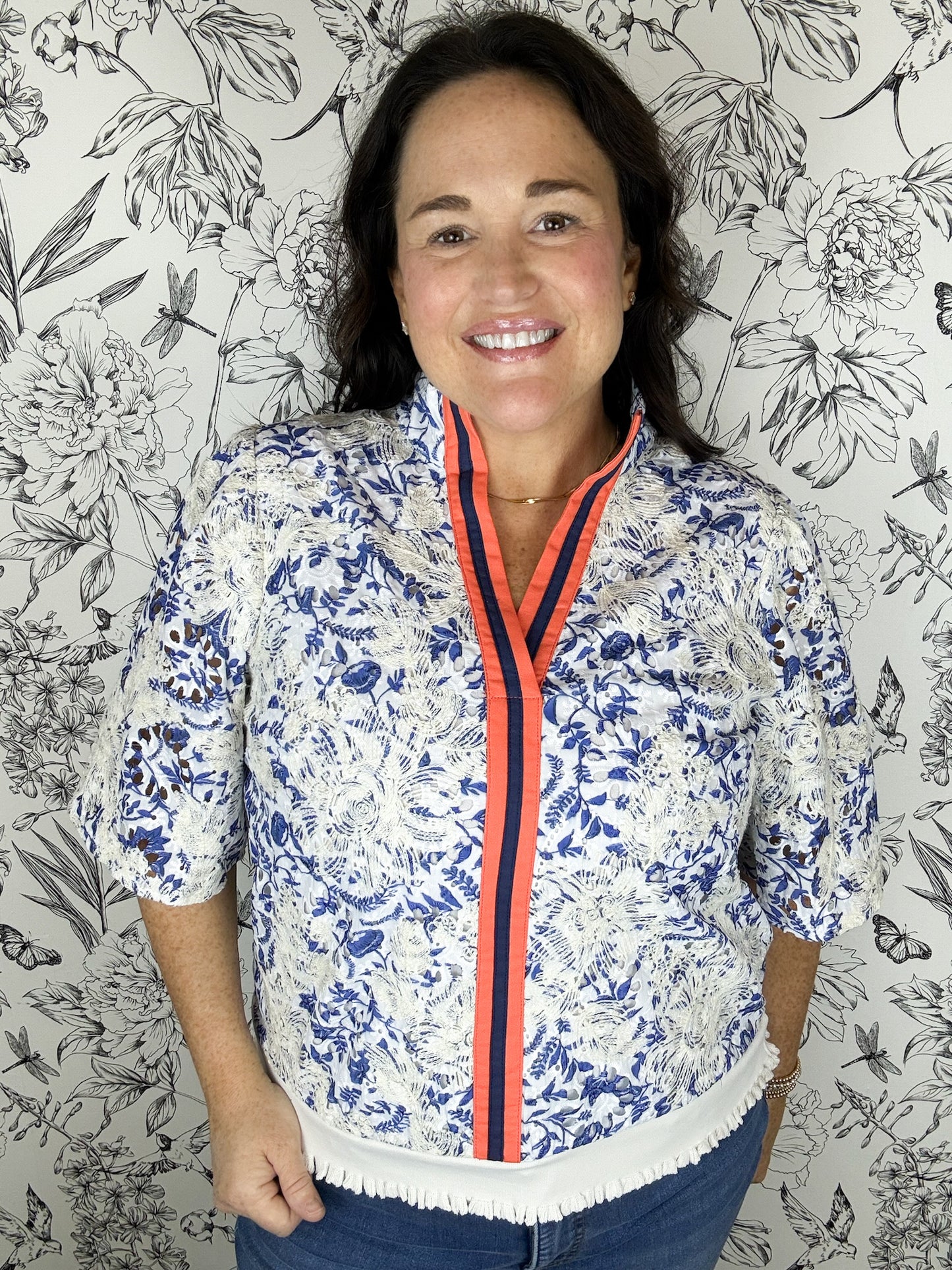 Riviera Bloom Blouse