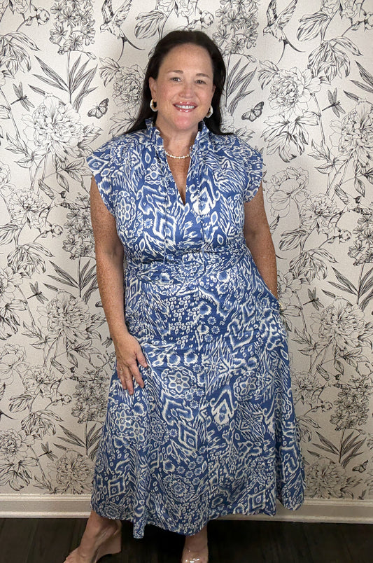 Blue Harvest Tailored Shirt Dress - Best & Co. Boutique