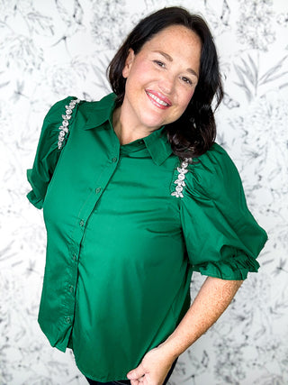 Emerald Society Blouse