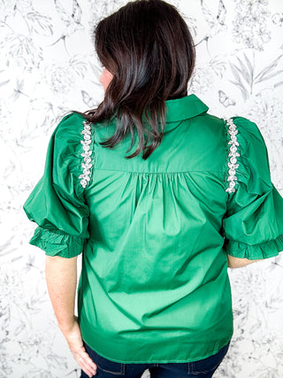 Emerald Society Blouse