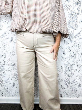 Well Woven Trousers | Ecru