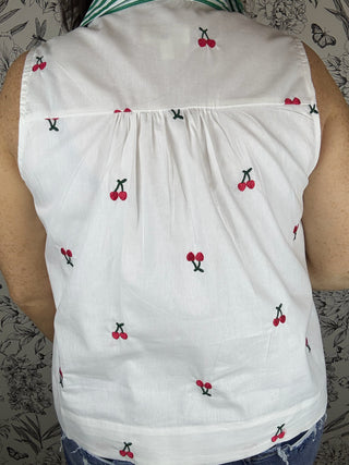 Cherry on Top Collared Tank