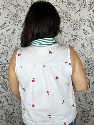 Cherry on Top Collared Tank