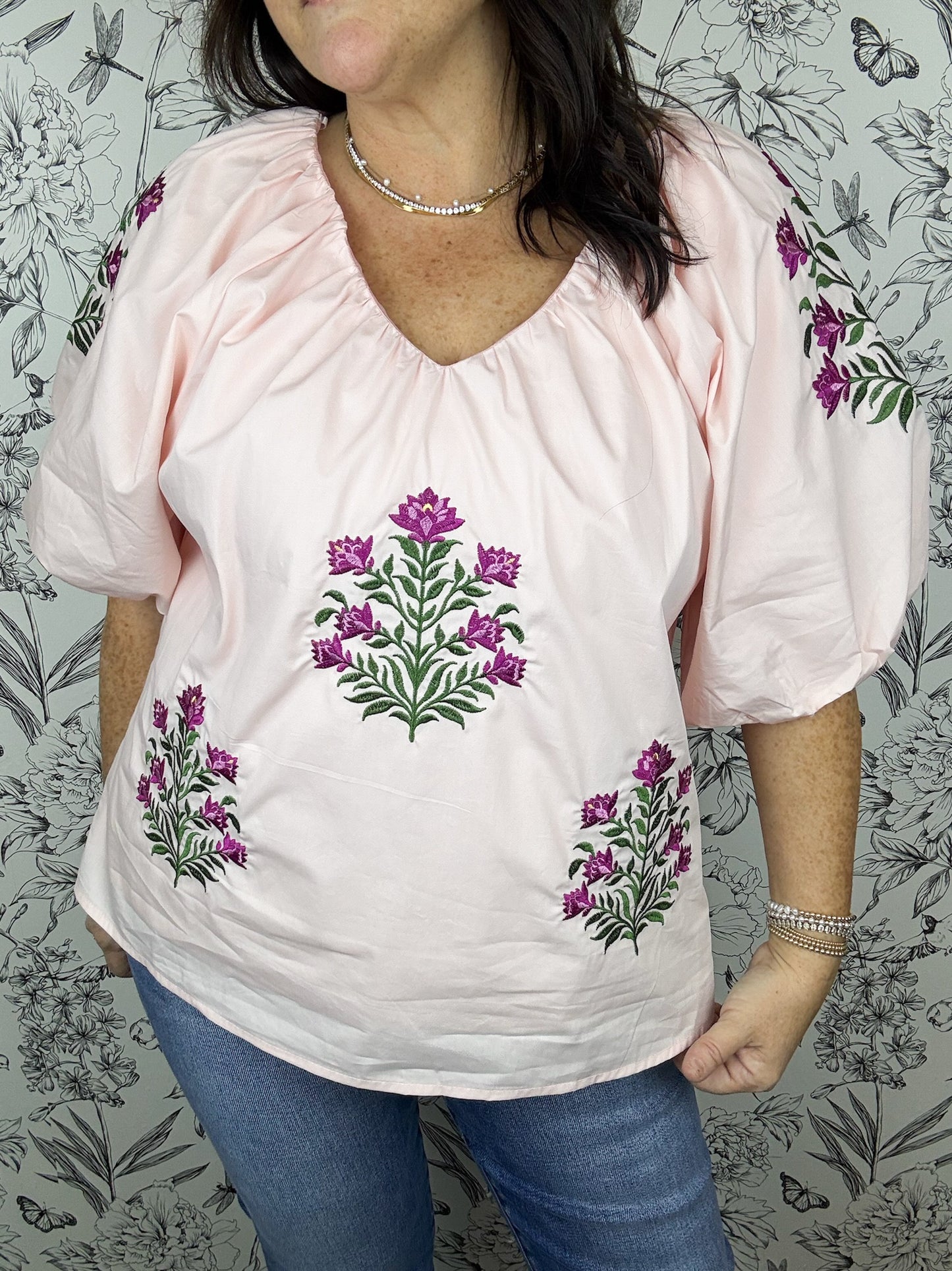 Blush Market Blouse