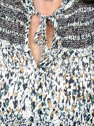 Woodland Whisper Smocked Blouse