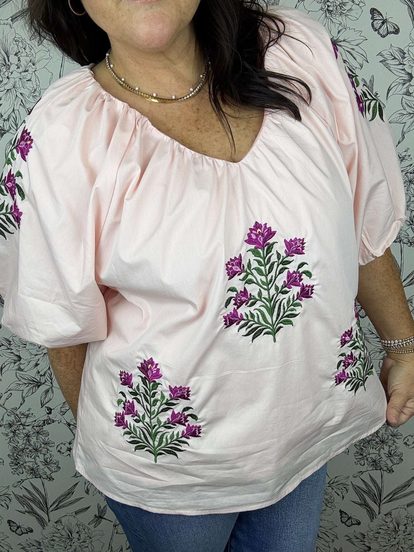 Blush Market Blouse