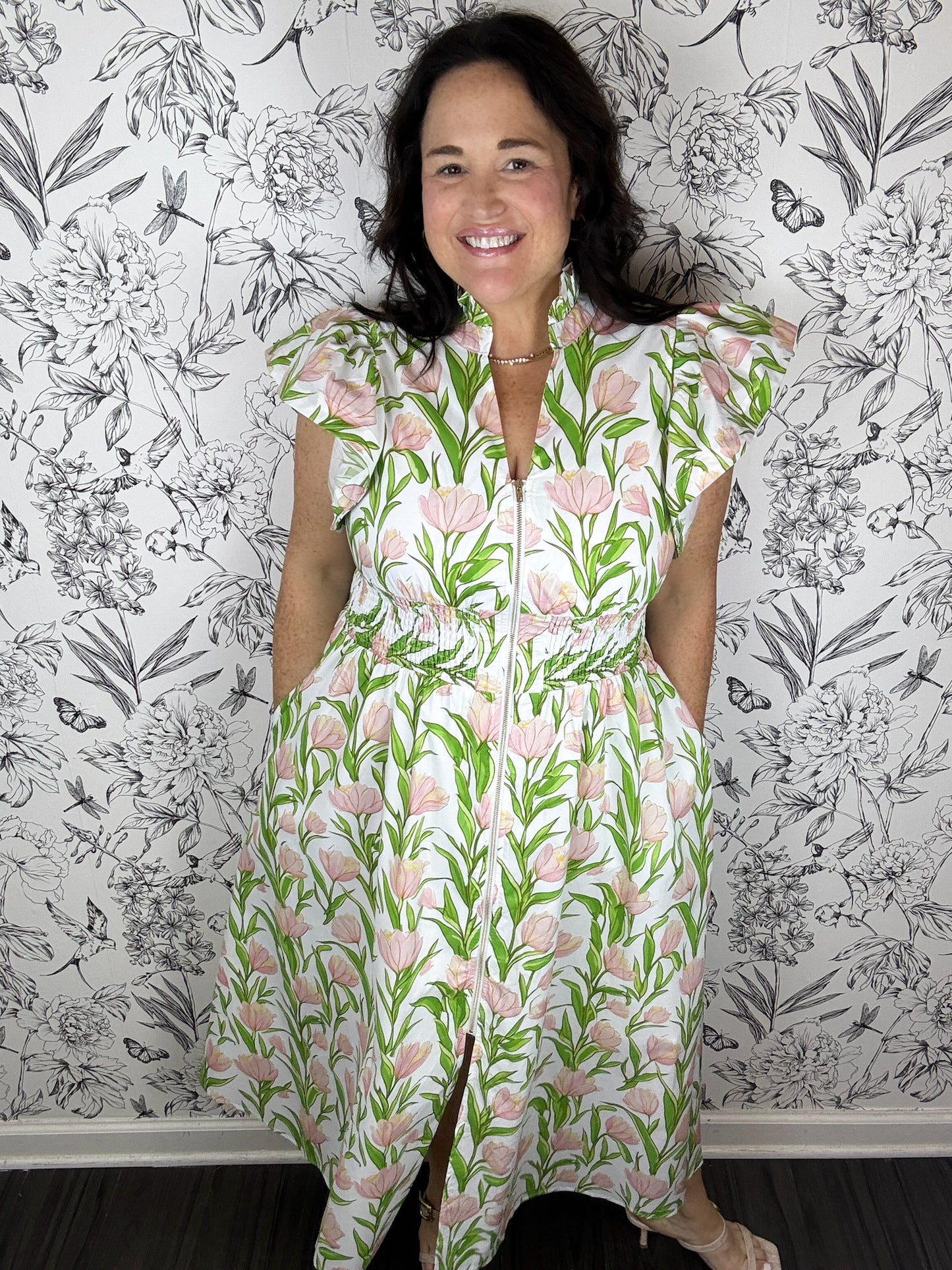 Tulip Season Midi Dress