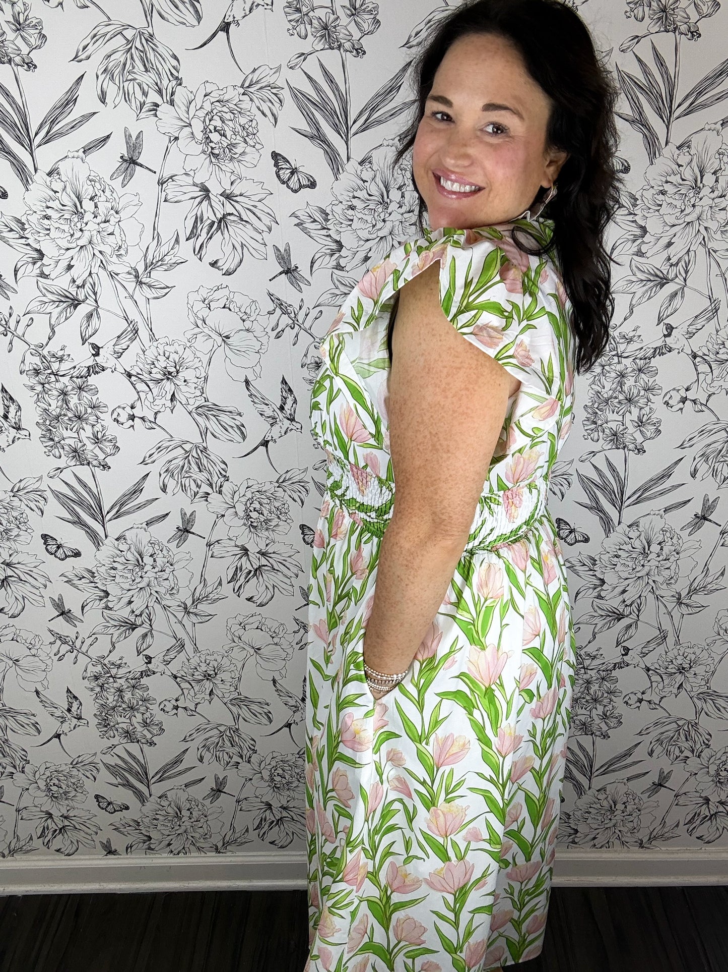 Tulip Season Midi Dress