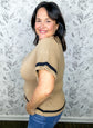 Latte Chic Mock Neck