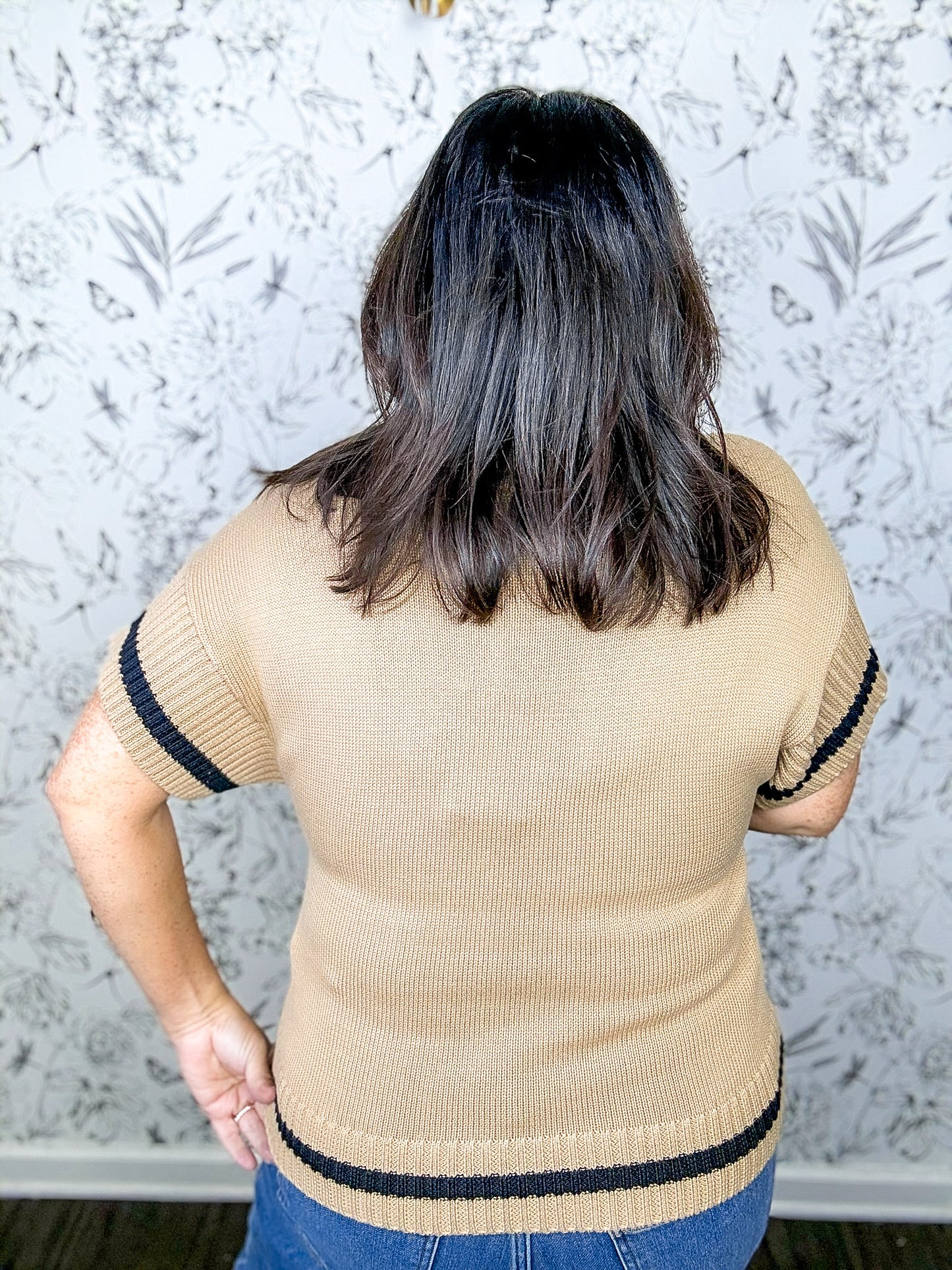 Latte Chic Mock Neck
