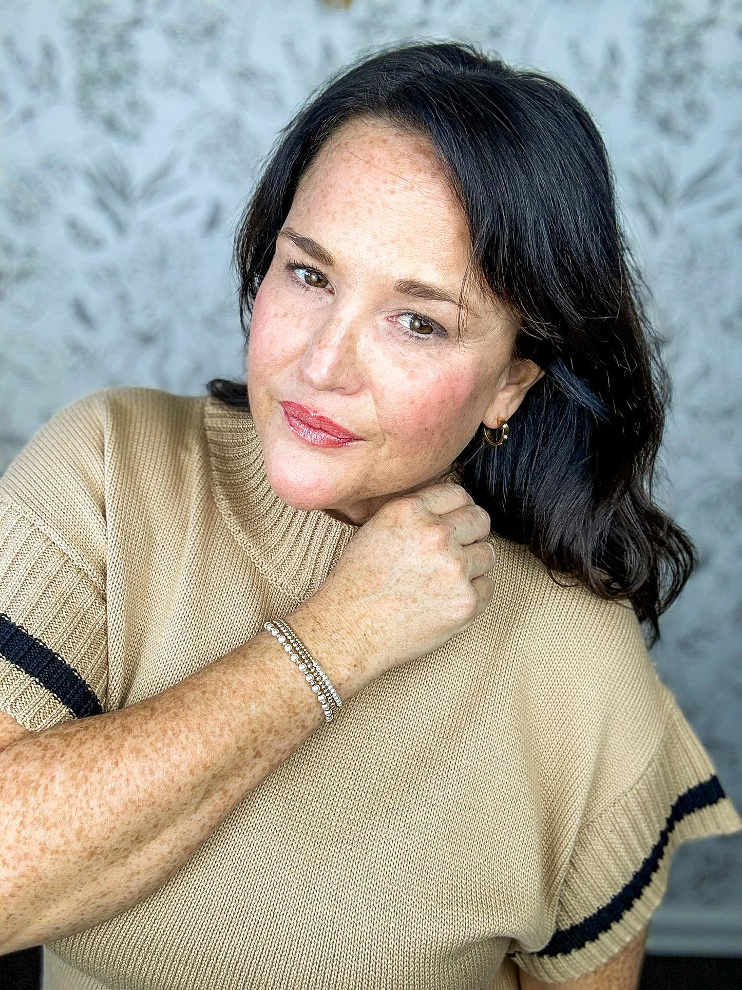 Latte Chic Mock Neck