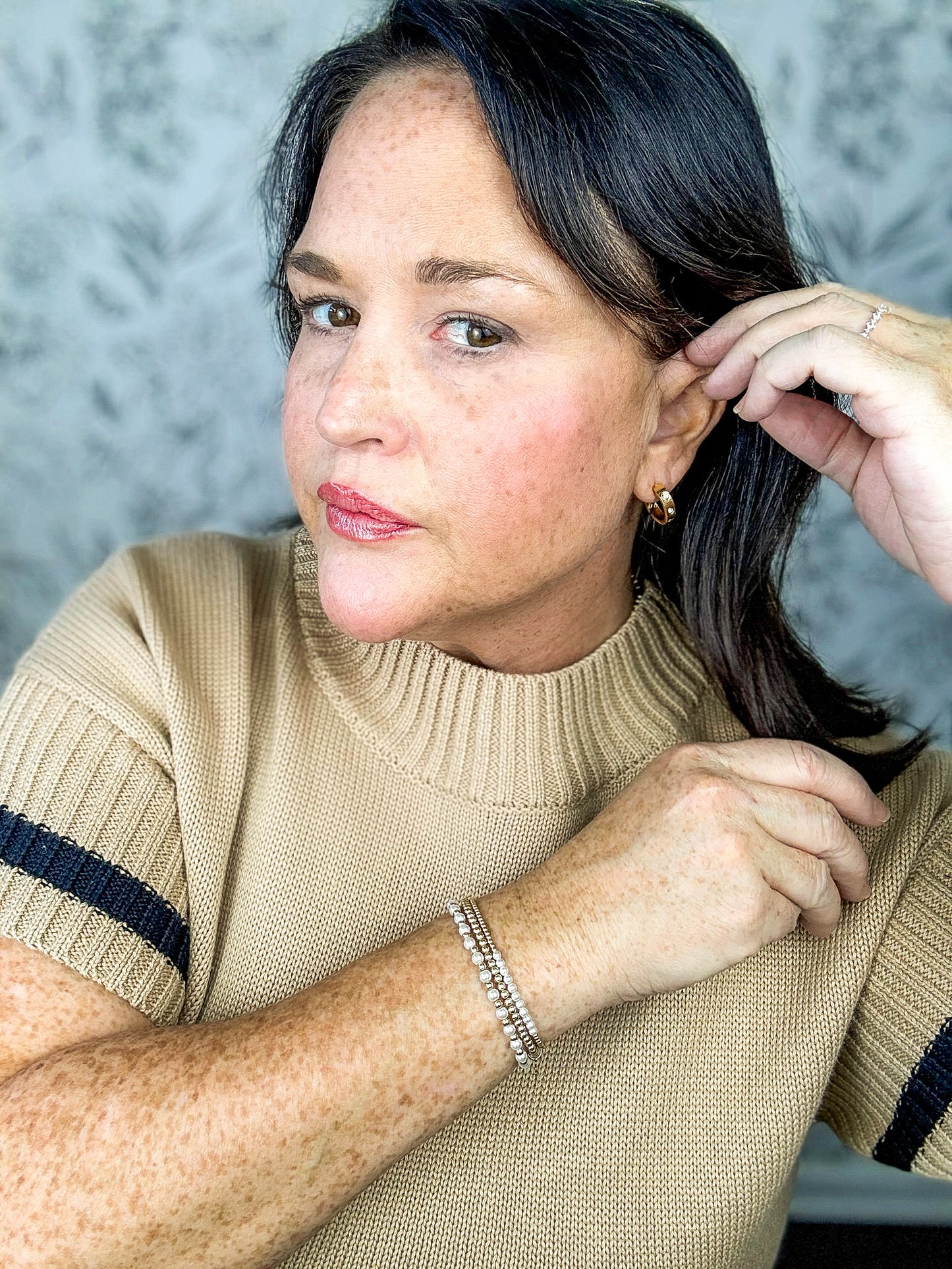 Latte Chic Mock Neck