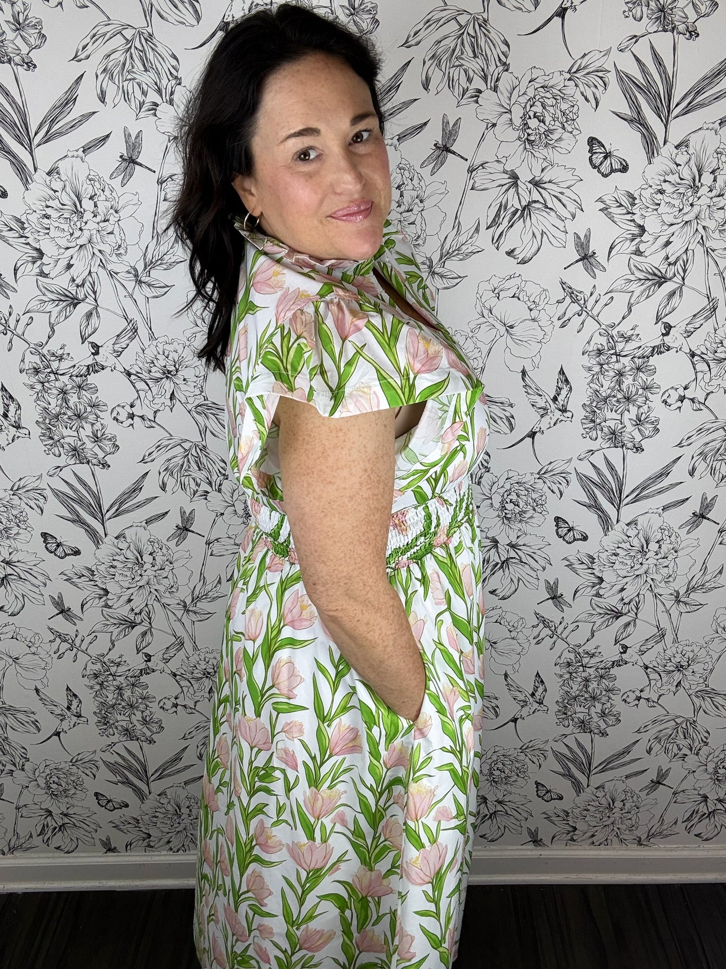 Tulip Season Midi Dress