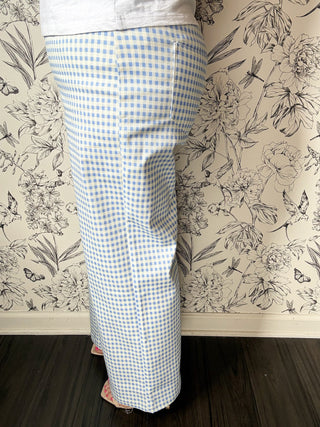 Breezy Picnic Gingham Pants
