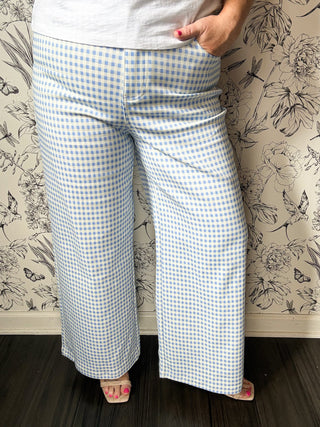 Breezy Picnic Gingham Pants