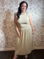 Pistachio Spritz Pleated Midi