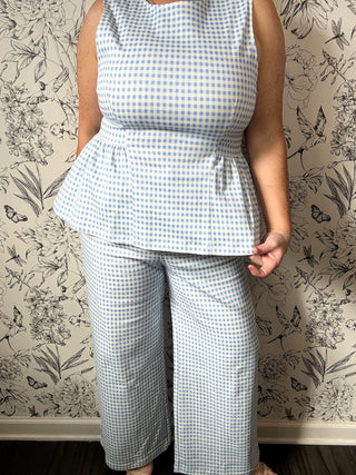 Breezy Picnic Gingham Pants