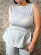 Breezy Picnic Gingham Peplum