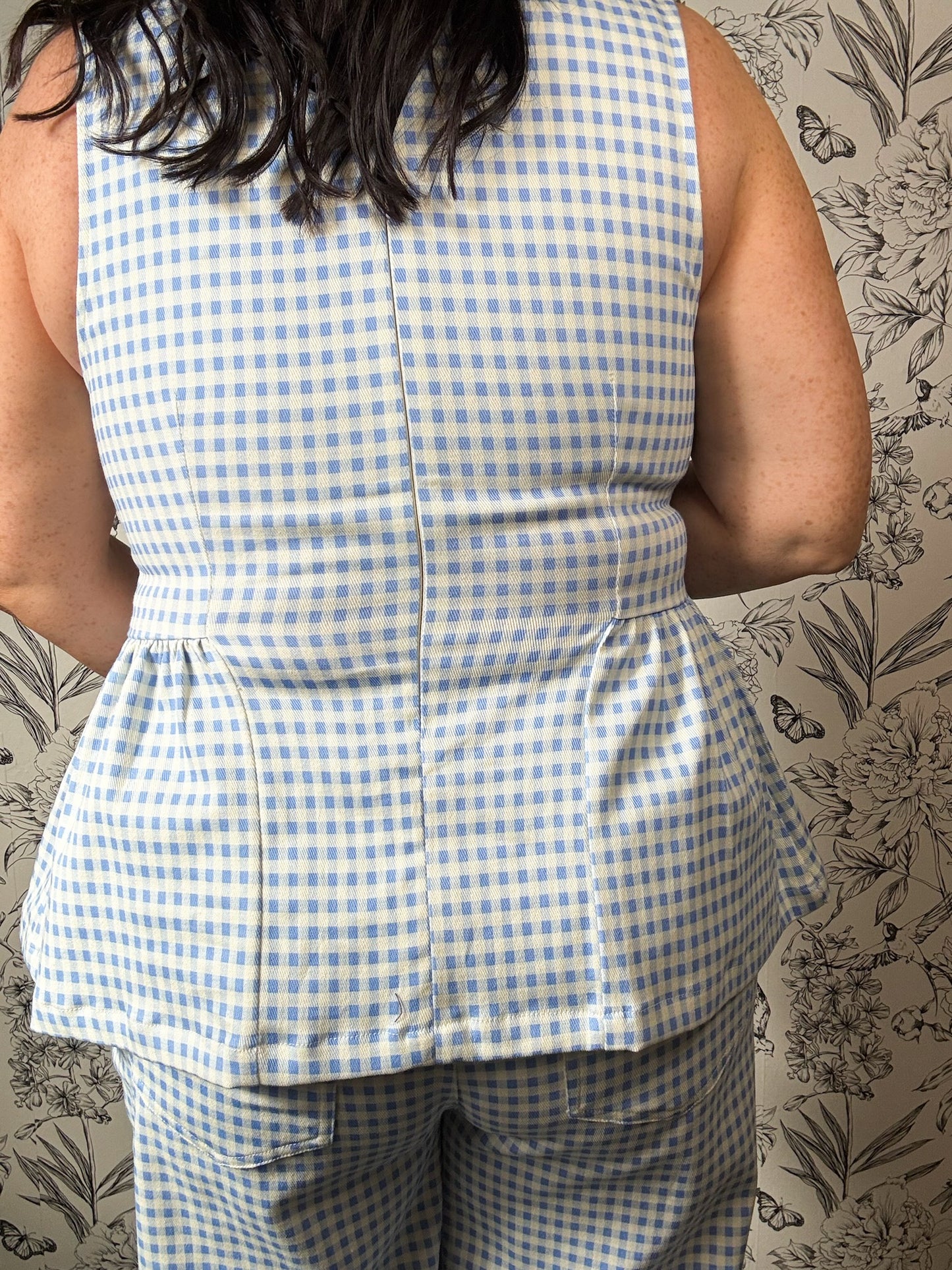 Breezy Picnic Gingham Peplum