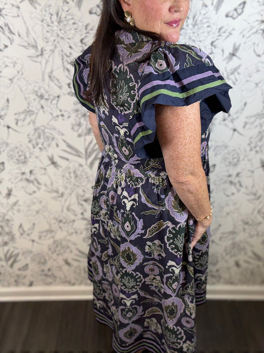 Dusty Dahlia Midi - Best & Co. Boutique
