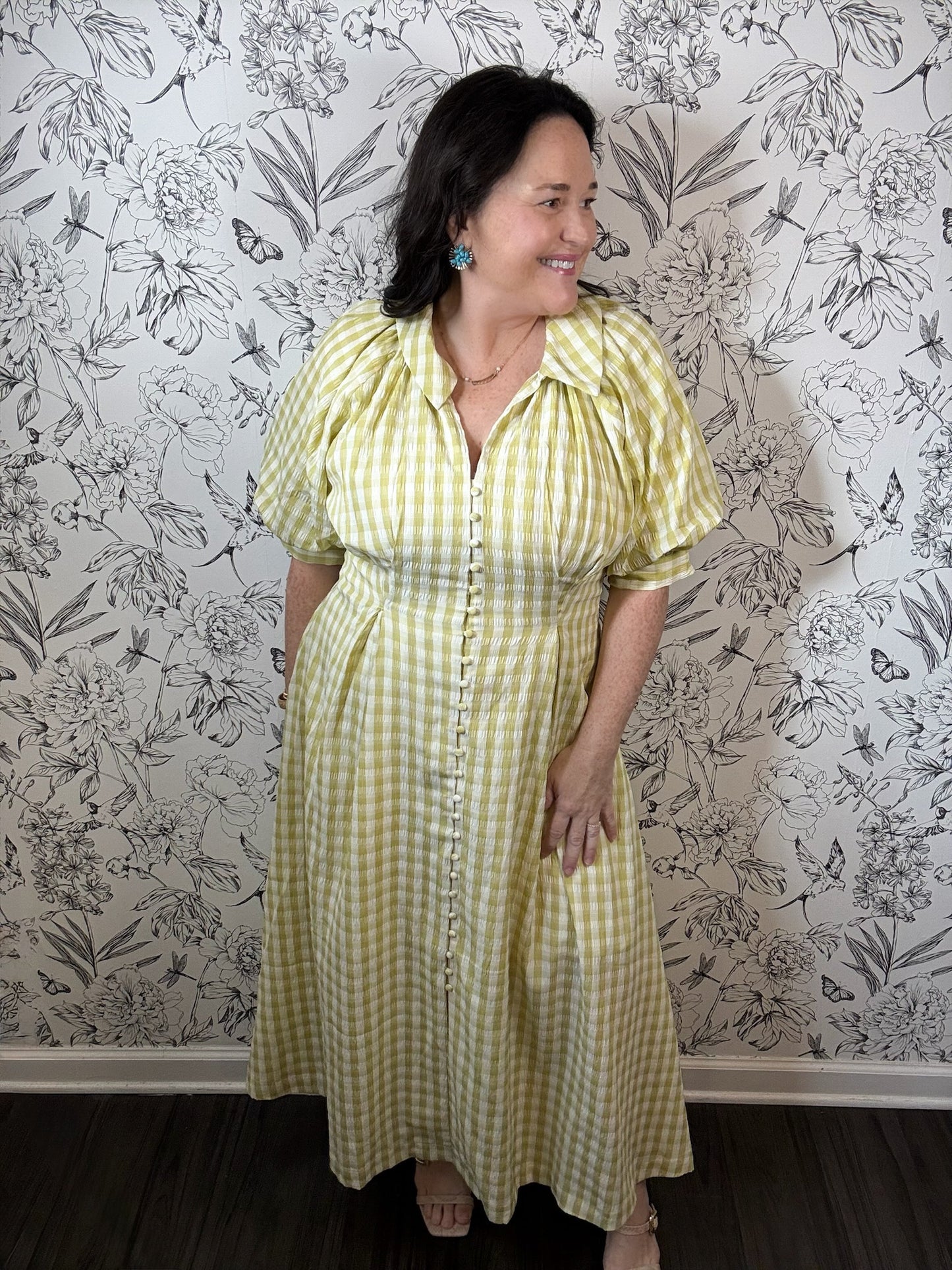 Gingham and Grace Midi