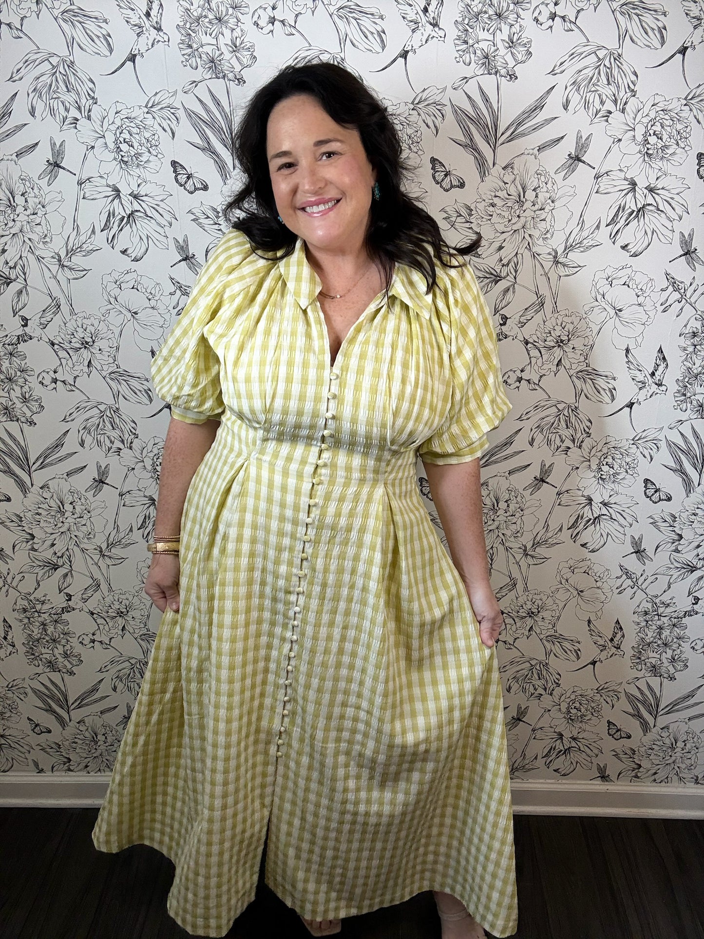 Gingham and Grace Midi